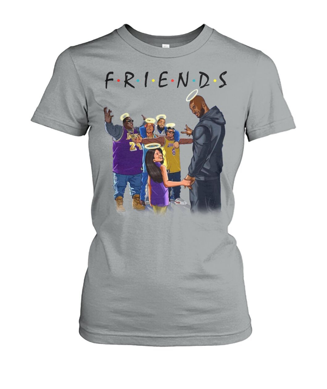 Kobe Bryant & Daughter with FRIENDS Shirt Apparel Kobe Bryant & Daughter with FRIENDS Shirt Apparel