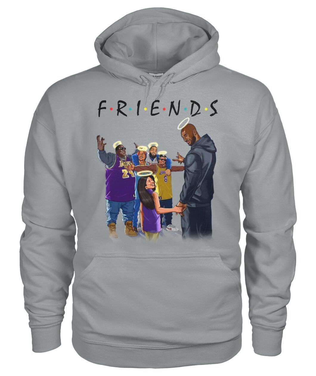 Kobe Bryant & Daughter with FRIENDS Shirt Apparel Kobe Bryant & Daughter with FRIENDS Shirt Apparel