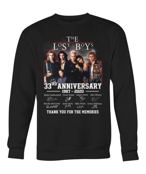 The Lost Boys 33rd Anniversary 1987 2020 Signature Shirt Uncategorized