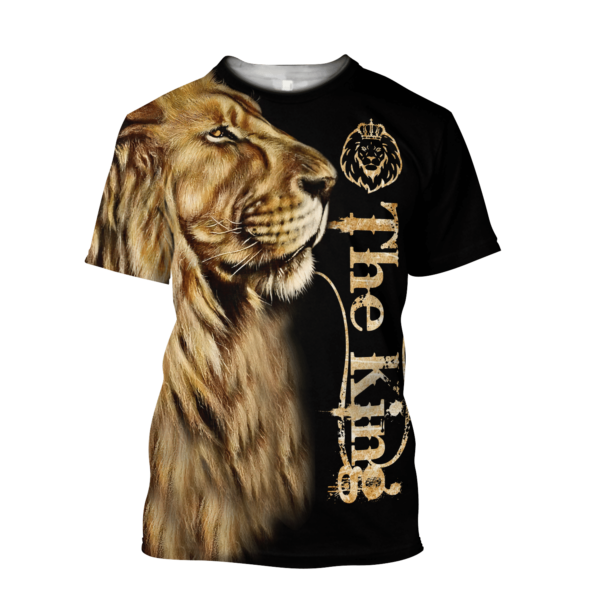 King Lion 3D All Over Print T Shirt Apparel