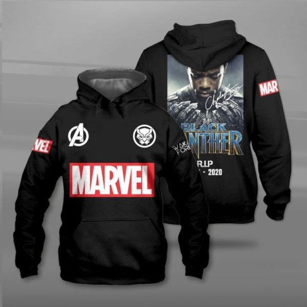 Marvel Black Panther R.I.P1976 2020 3D All Over Print T Shirt Apparel