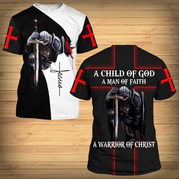 A Chill Of Gog A Man Of Faith A Warrior Of Christ 3D All Over Print T Shirt Apparel