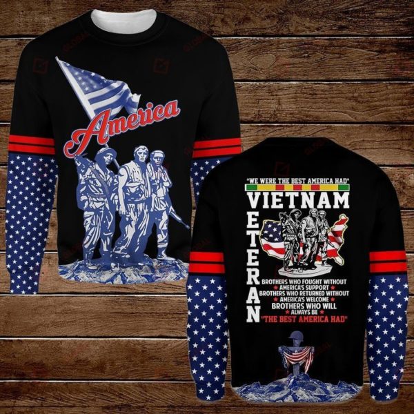 We Were The Best American Had Vietnam Veteran 3D All Over Print Shirt Apparel
