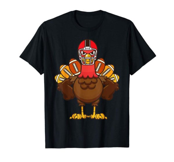 Cool Thanksgiving Football Shirt Apparel