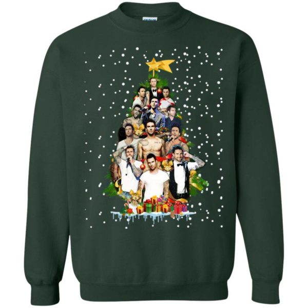 Adam Levine Christmas Tree sweater Apparel