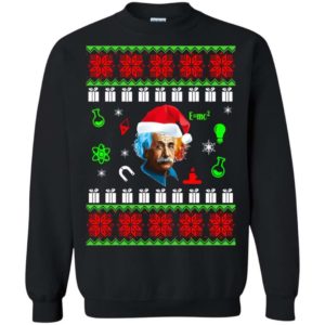 Albert Einstein Ugly Christmas Sweater Apparel