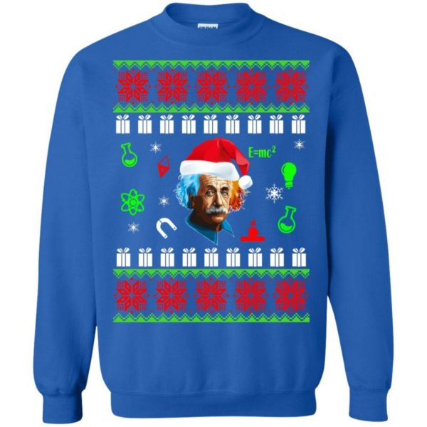 Albert Einstein Ugly Christmas Sweater Apparel
