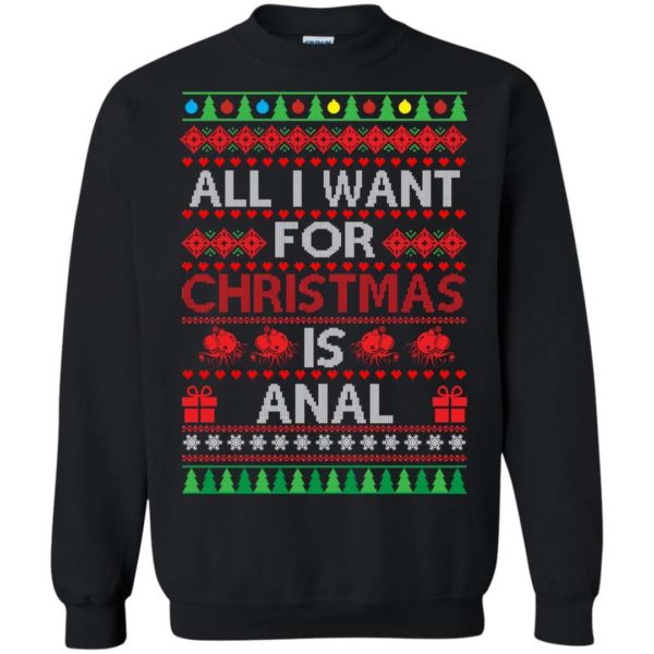 All I want for Christmas is Anal sweater Apparel