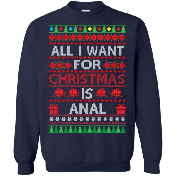 All I want for Christmas is Anal sweater Apparel