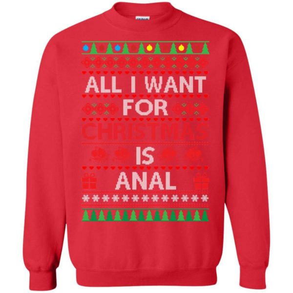 All I want for Christmas is Anal sweater Apparel