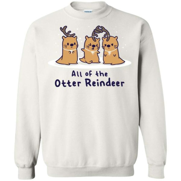 All of the Otter Reindeer Christmas sweater Apparel
