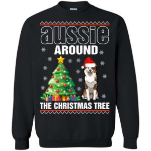 Aussie around the Christmas tree sweater Apparel