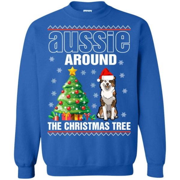 Aussie around the Christmas tree sweater Apparel