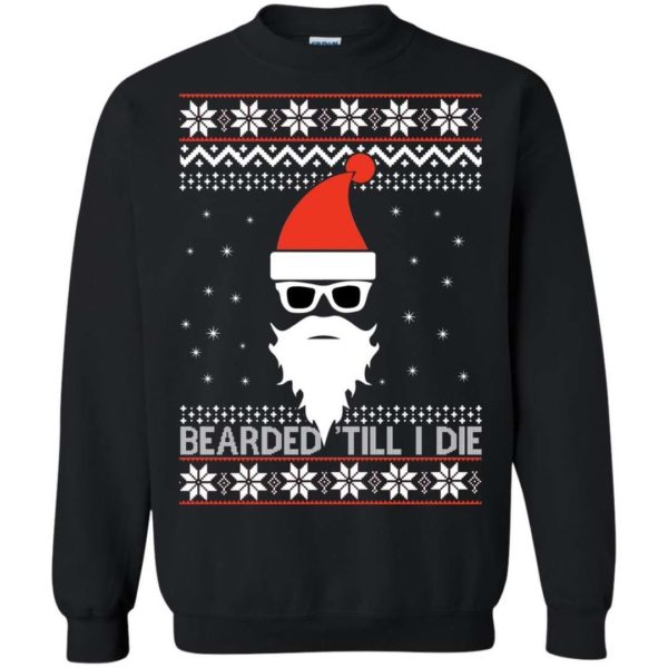 Bearded ’till I Die Christmas sweater Apparel