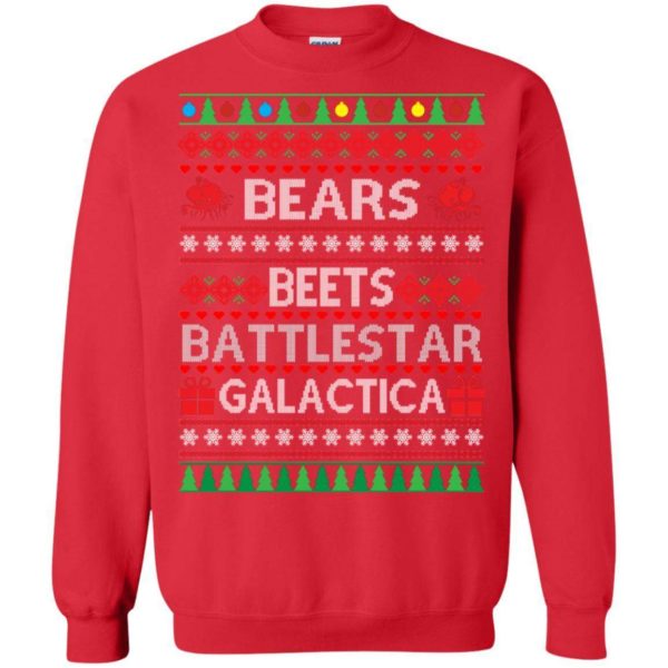 Bears beets battlestar galactica Christmas sweater Apparel