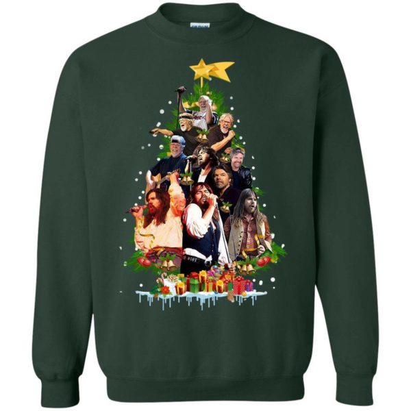 Bob Seger Christmas Tree sweater Apparel