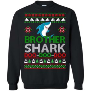 Brother shark Doo Doo Doo Christmas sweater Apparel