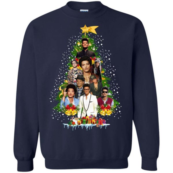 Bruno Mars Christmas tree sweater Apparel