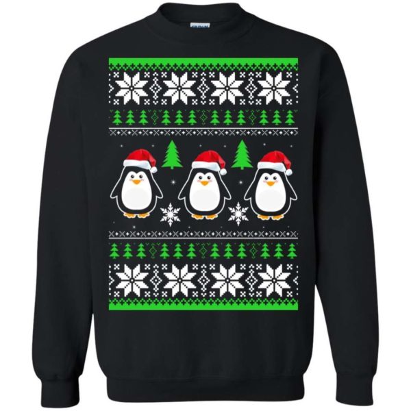 Cute Penguin Christmas Sweater Apparel