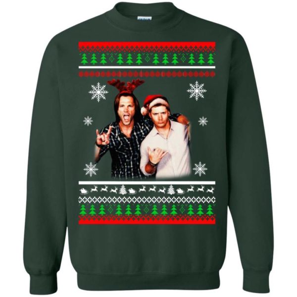 Dean and Sam Supernatural Christmas sweater Apparel