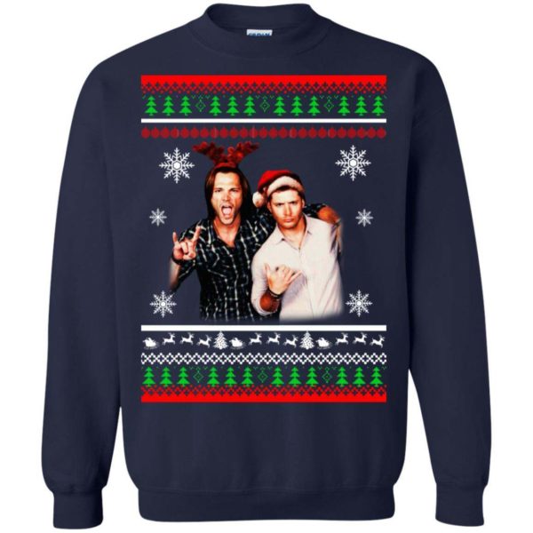 Dean and Sam Supernatural Christmas sweater Apparel