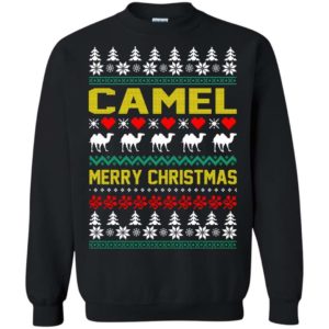 Camel Merry Christmas Sweater Apparel