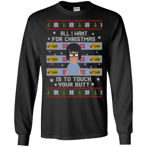 All I Want For Christmas Is To Touch Your Butt Sweater Apparel