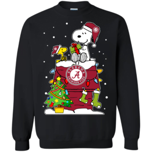 Alabama Crimson Tide Ugly Christmas Sweaters Snoopy Woodstock sweater Apparel