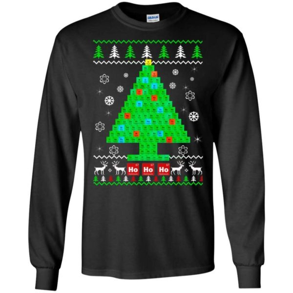 Chemist Tree Christmas Sweater Apparel