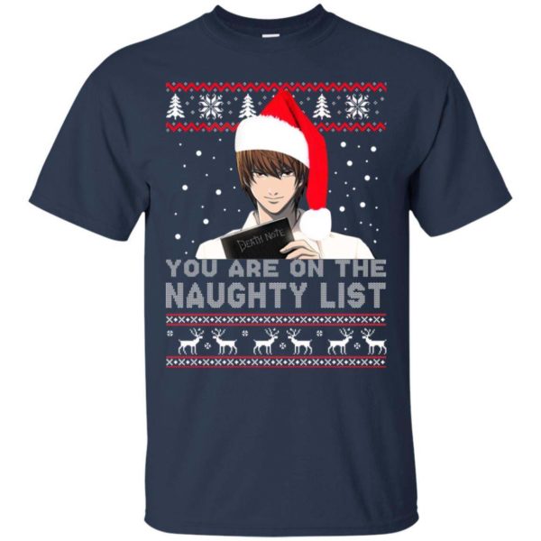 Death Note – You Are On The Naughty List Ugly Christmas Sweater Apparel