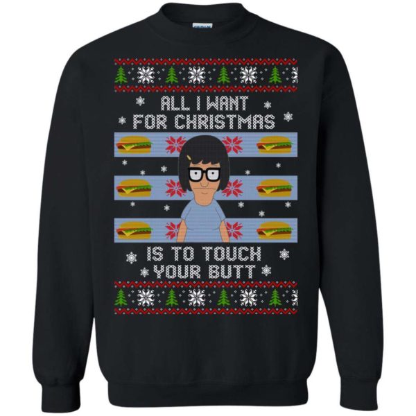 All I Want For Christmas Is To Touch Your Butt Sweater Apparel