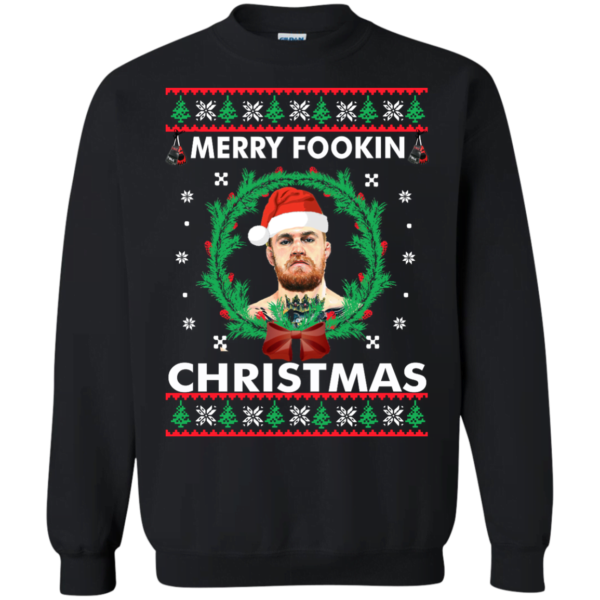Conor mcgregor merry fooking christmas sweater, T Shirt Apparel