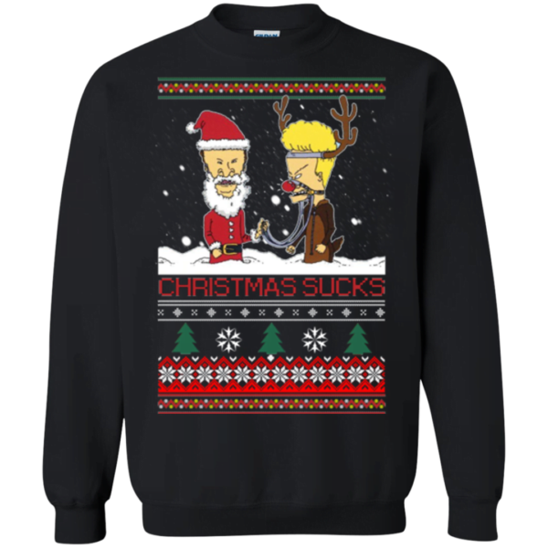 Beavis and Butt Head Ugly Christmas Sweater Apparel