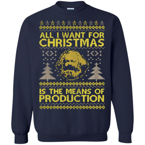 All I want for Christmas is the means of production ugly sweater Apparel