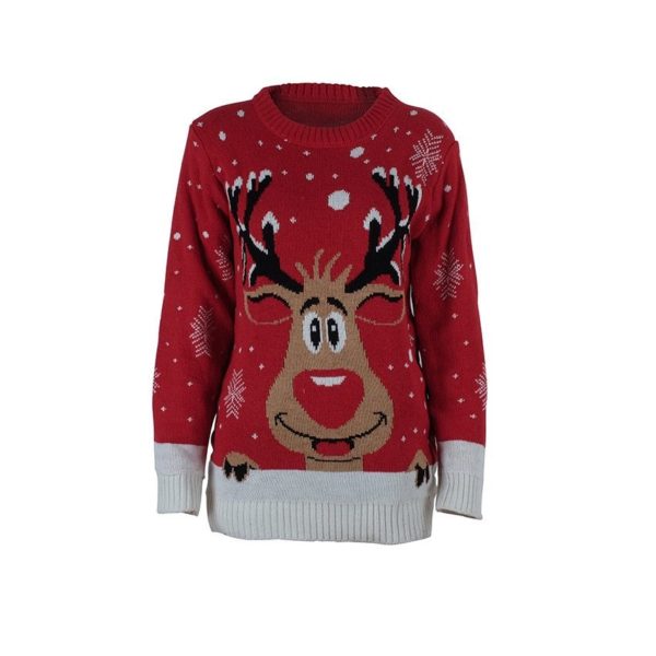 Snowman Deer Sweaters New Santa Claus Apparel