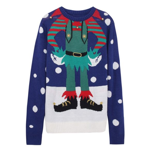 Snowman Deer Sweaters New Santa Claus Apparel