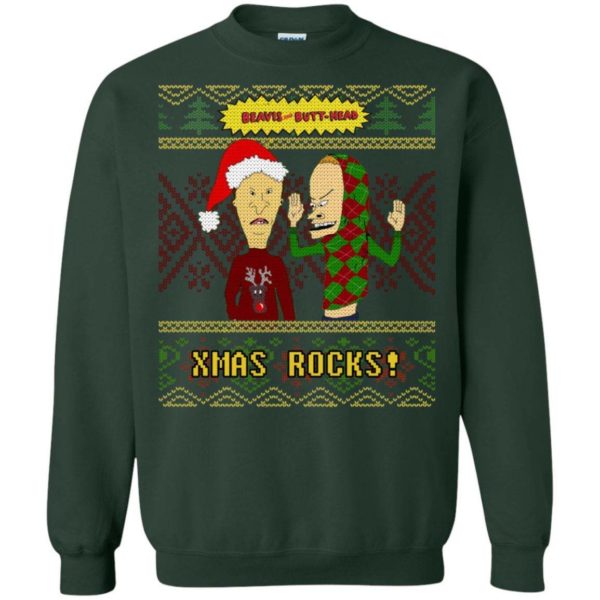 Beavis and Butthead Ugly Christmas Sweater Apparel