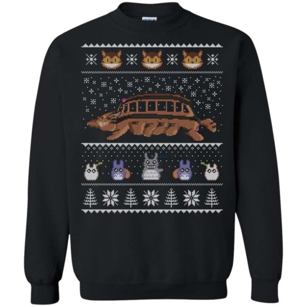 Catbus Ugly Christmas Sweater Apparel