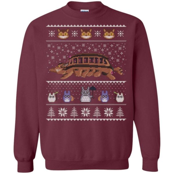 Catbus Ugly Christmas Sweater Apparel