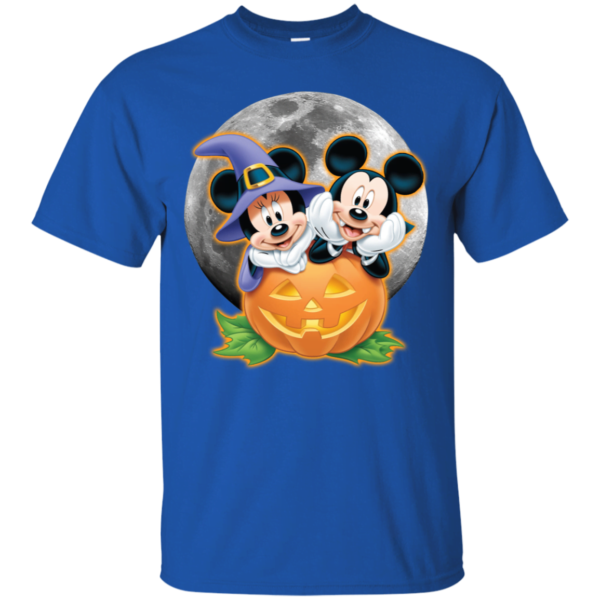 Mickey and Minnie pumpkin Halloween T Shirt Apparel
