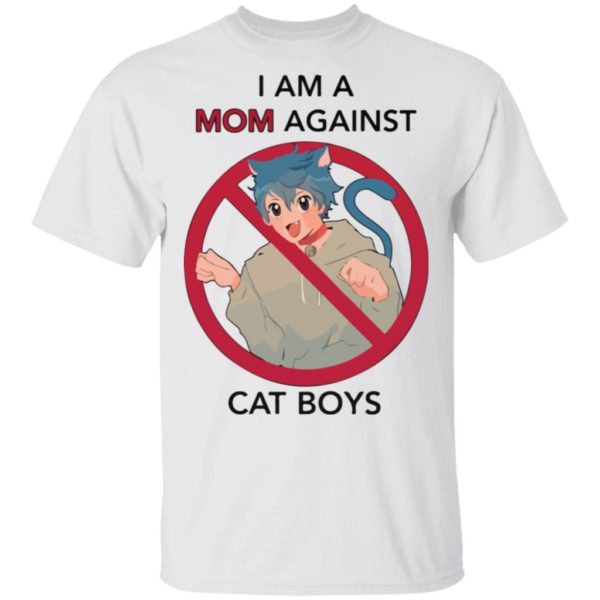I am a Mom against cat boys shirt Apparel