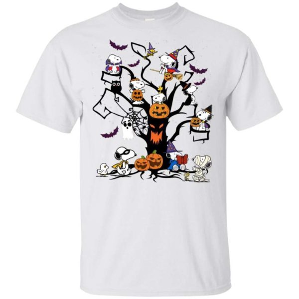 Snoopy Halloween Tree T Shirt Halloween Costume VA08 Apparel