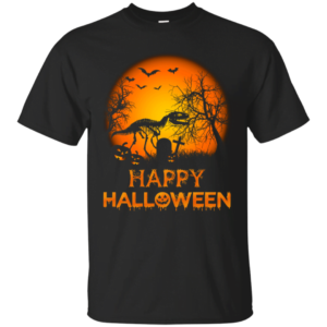 T Rex Skeleton Dinosaur Happy Halloween T shirt Uncategorized