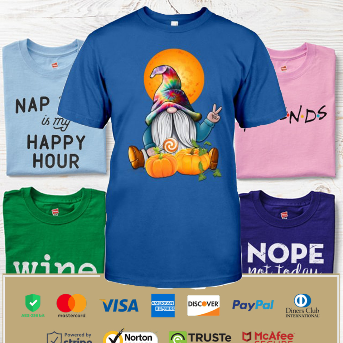 Halloween Gnome Classic T Shirt Apparel Halloween Gnome Classic T Shirt Apparel