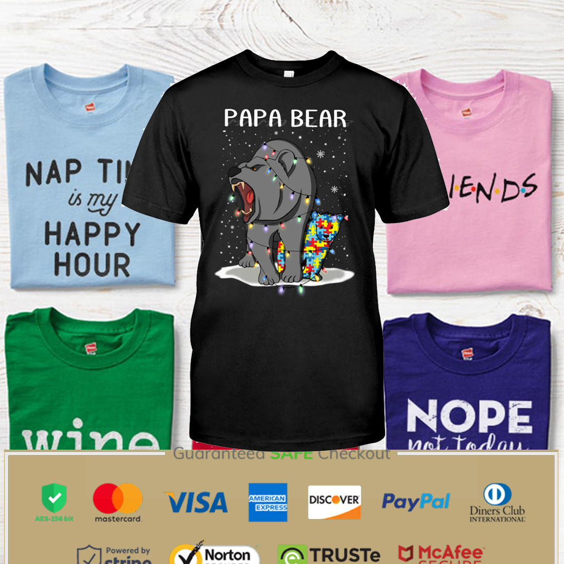 Papa Bear Shirt Apparel