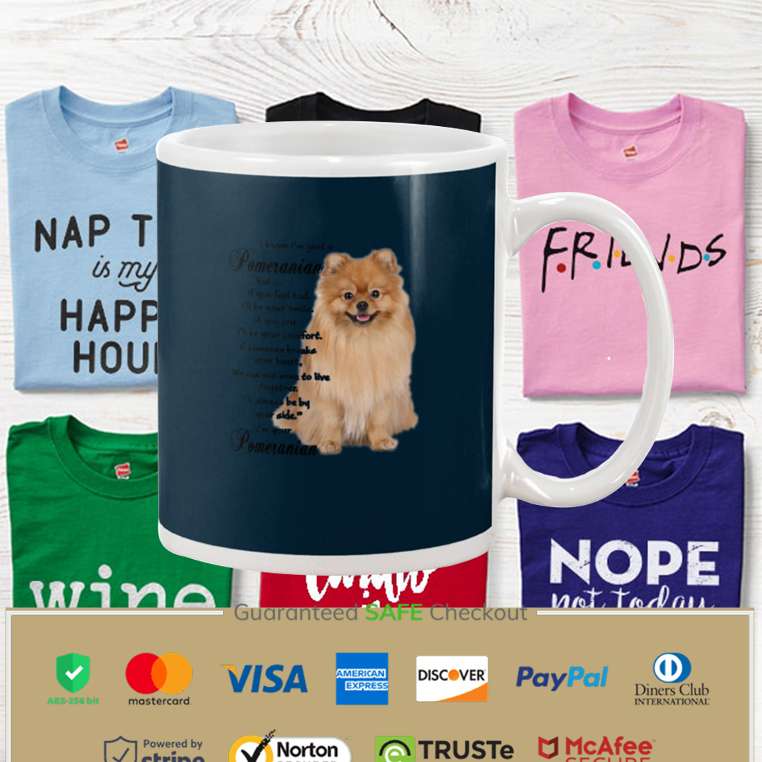 Pomeranian together Mug Apparel