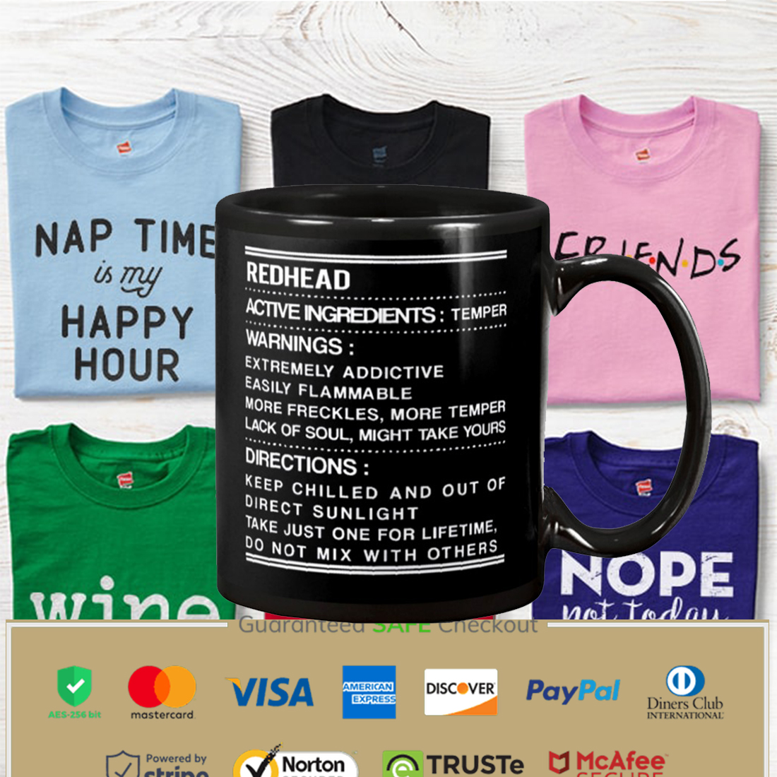 REDHEAD ACTIVE INGREDIENTS Mug Apparel