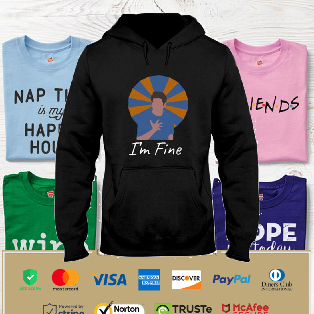 Ross Im fine Hooded Sweatshirt Apparel