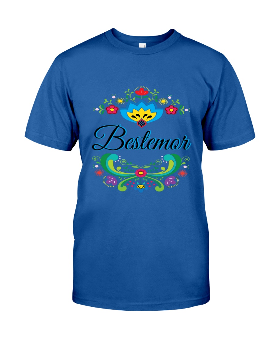 BESTEMOR NORWEGIAN ROSEMALING Classic Shirt Apparel BESTEMOR NORWEGIAN ROSEMALING Classic Shirt Apparel