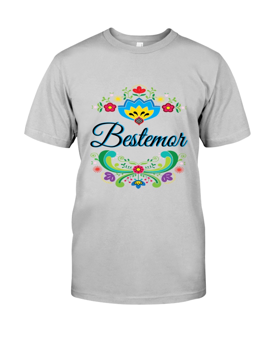 BESTEMOR NORWEGIAN ROSEMALING Classic Shirt Apparel BESTEMOR NORWEGIAN ROSEMALING Classic Shirt Apparel